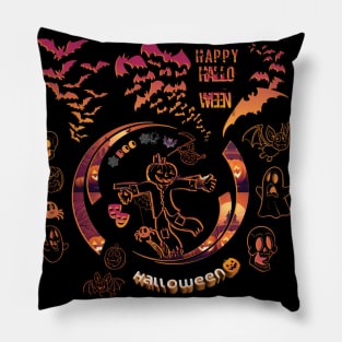 happy halloween Pillow