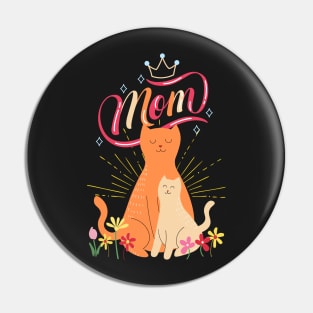 Mom Cat Pin