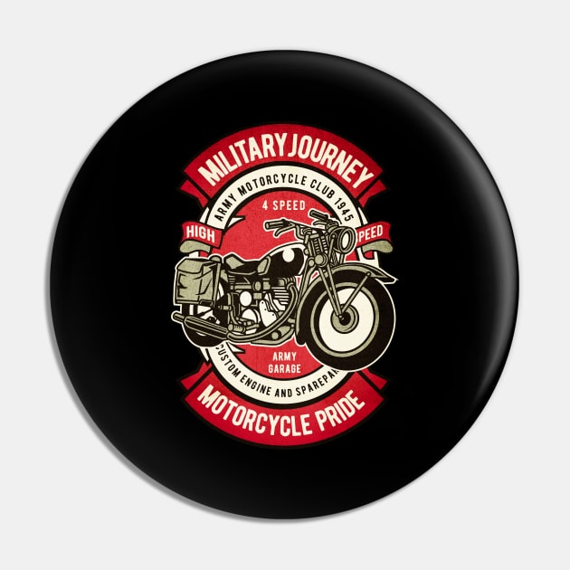 Motorcycle Military journey Pin by Tempe Gaul