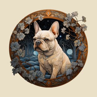 Tan Frenchie Illustration T-Shirt