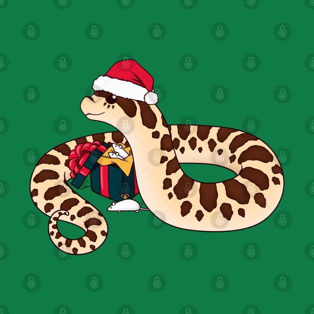 Western Hognose, Normal / Wildtype Christmas Edition by anacecilia