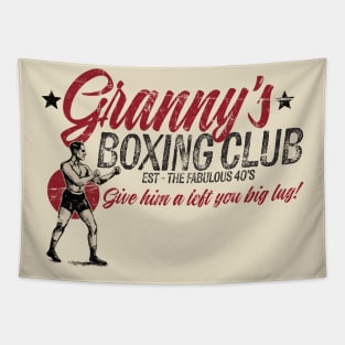 Granny's Boxing Club Tapestry