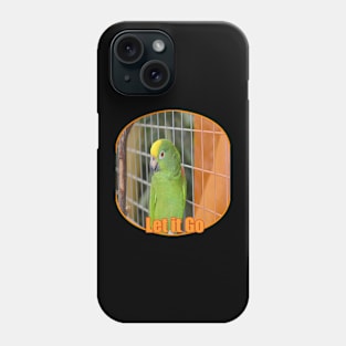 Caged animals Freedom Parrot Phone Case