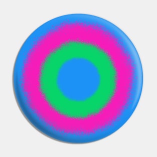 Hoop Dynamics Icon - Polysexual Pride Pin