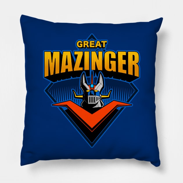 288 Great Mazinger Losanga Pillow by Yexart