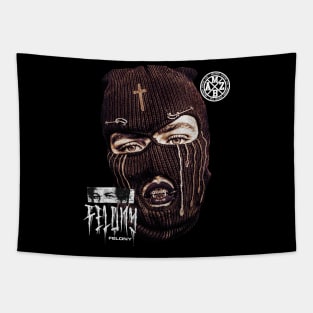 Balaclava Ski Mask Girl Tapestry