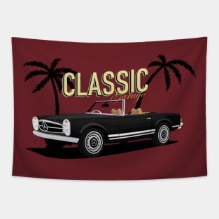 Classic Car Garage Collection Tapestry