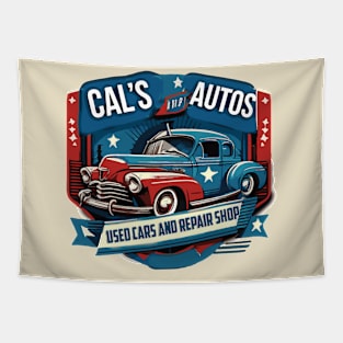 Cal's Auto Tapestry