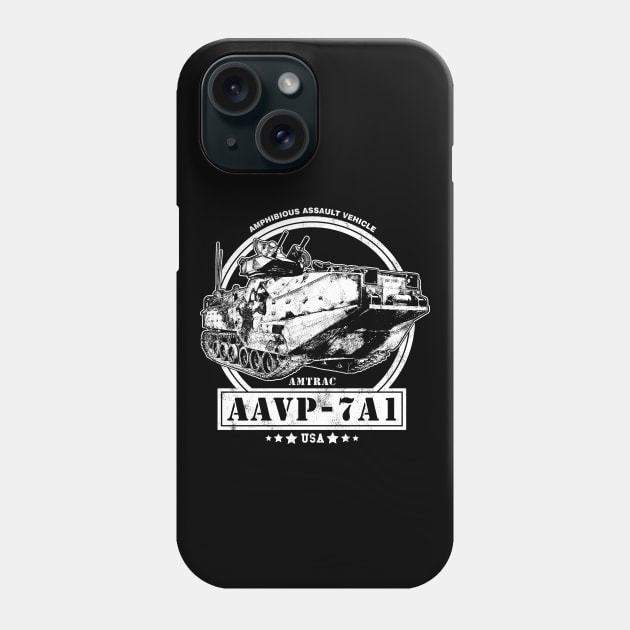 AAVP-7A1 Assault Amphibious Vehicle Phone Case by rycotokyo81