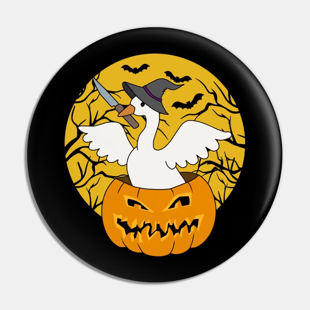 Halloween Goose Pin by valentinahramov