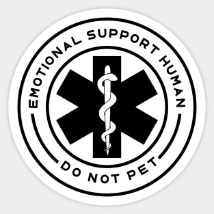 Emotional Support Stanley Please Do Not Pet Sticker – AceThePitmatianCo