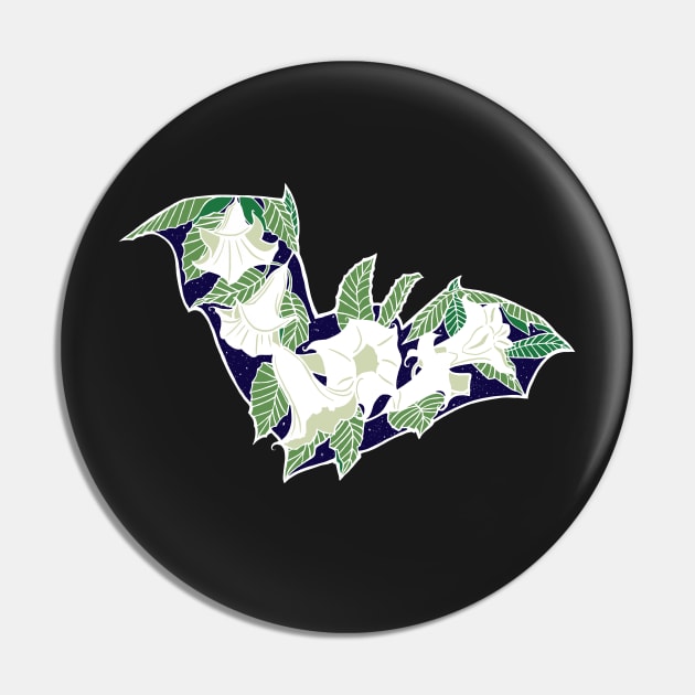 Batura, the Night-Blooming Bat Pin by RJKpoyp