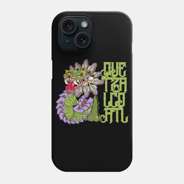 Quetzalcoatl Phone Case by Jun Pagano