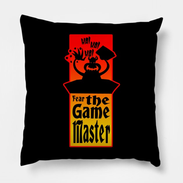 Fear the Game Master Pillow by LupaShiva