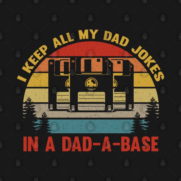 Retro Vintage Sunset Funny Dad Jokes Nostalgia Humor by Graphic Monster