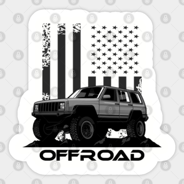 Jeep Offroad Jeep Sticker Teepublic