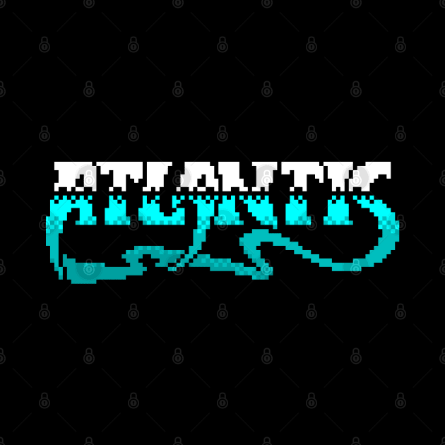 Atlantis 8 Bit Art by 8 Fists of Tees