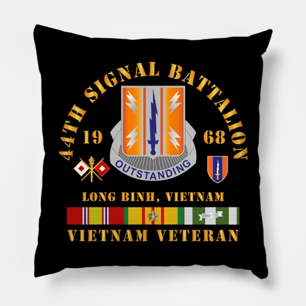 44th Signal Bn 1st Signal Bde w VN SVC wo Rank Pillow by twix123844