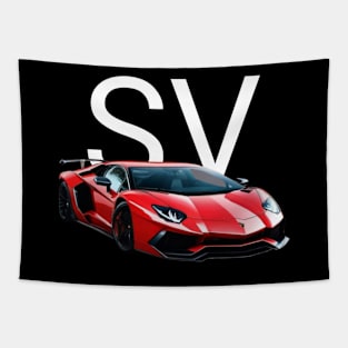 Lamborghini Aventador SV Tapestry