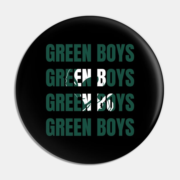 Green Boys Casablanca Pin by Providentfoot