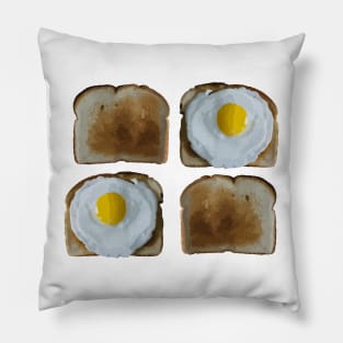 Eggs on Toast Pillow