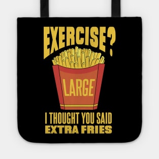 Large french fries Tote