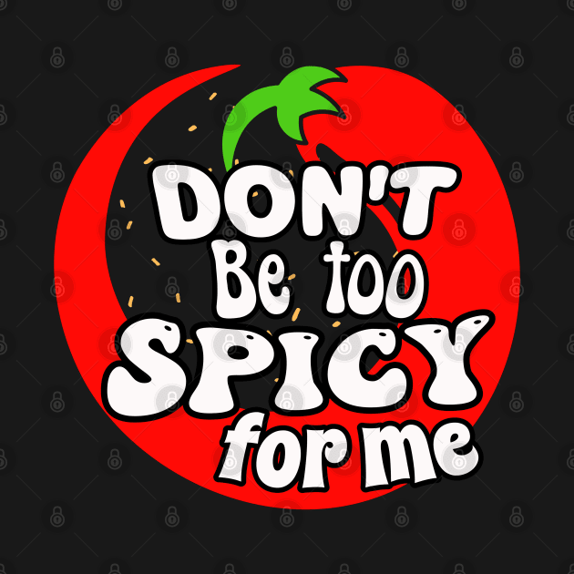 Don't Be Too Spicy: Chili Pepper Harmony in Red, White, and Orange by PopArtyParty