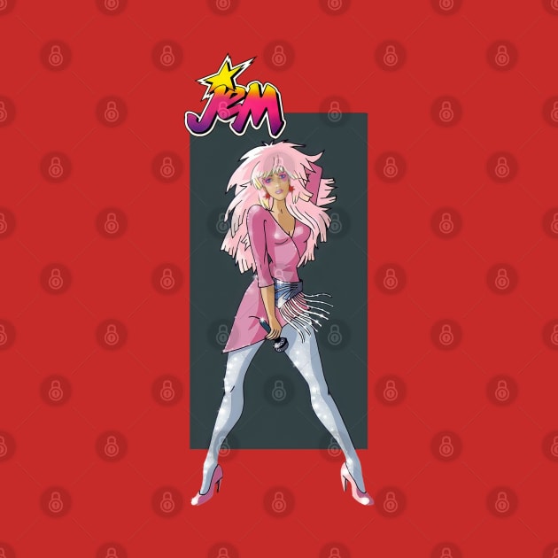 Jem and the holograms t-shirt by Kutu beras 
