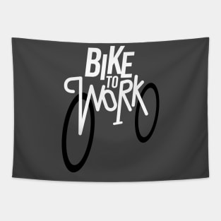 Bike to Work Tapestry