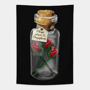 Persephone's travel roses Tapestry