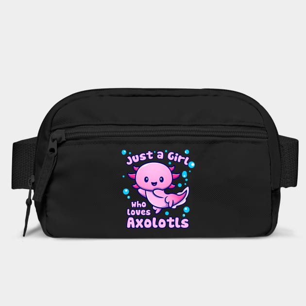 Just A Girl Who Loves Axolotls Funny Axolotl Lover by creative