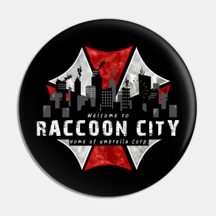 Raccoon City Shirt Pin