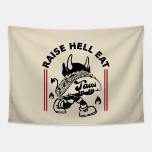 Humor and hell food Tapestry