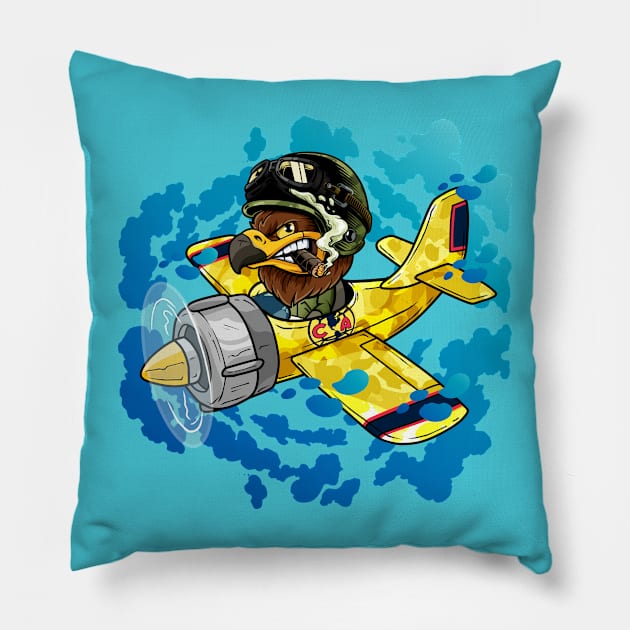 Warfare Eagle Pillow by akyanyme