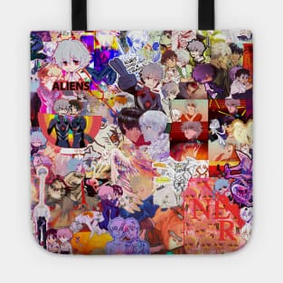 NGE! Kaworu Nagisa Master Collage Tote