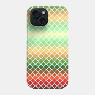 Yellow Orange Red Green Quatrfoil Phone Case