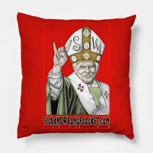SW Pope Sticker Pillow