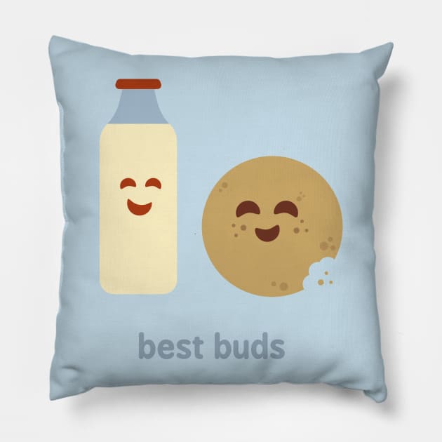 Best Buds Pillow by zacrizy