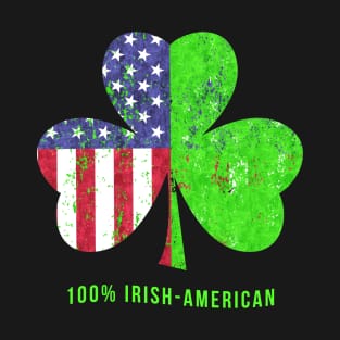 Irish American Shamrock Saint Patrick's Day T-Shirt