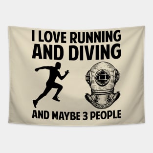 I love running and diving Tapestry