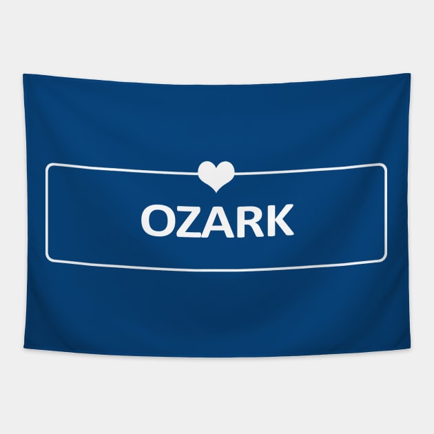 I Love Ozark Tapestry by ShopBuzz