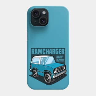 Light Blue Ramcharger (White-Based) - 1974 Phone Case