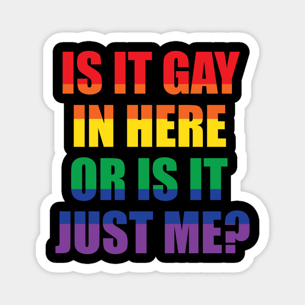 Lgbt Funny Gay Lesbian Pride Rainbow Slogan T Lgbt Magnet Teepublic 