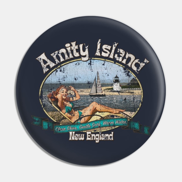 Amity Island - Vintage Pin by JCD666