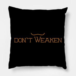 Don't weaken with Vintage Western Pillow
