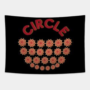 The red circle Tapestry