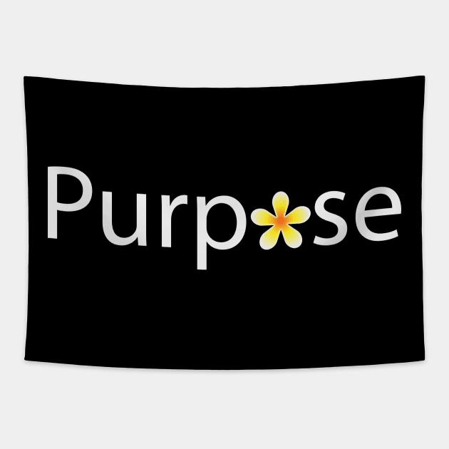 Purpose text design Tapestry by DinaShalash