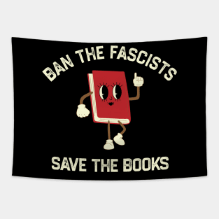 Ban The Fascists Save The Books Tapestry