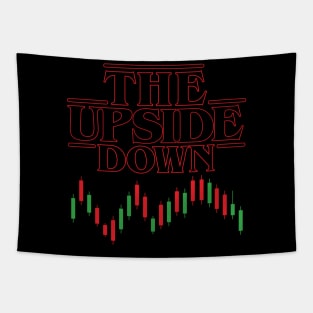 Candles Strangers Sticks Upside Down Tapestry