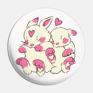 bunny mom bunny daughter Pin